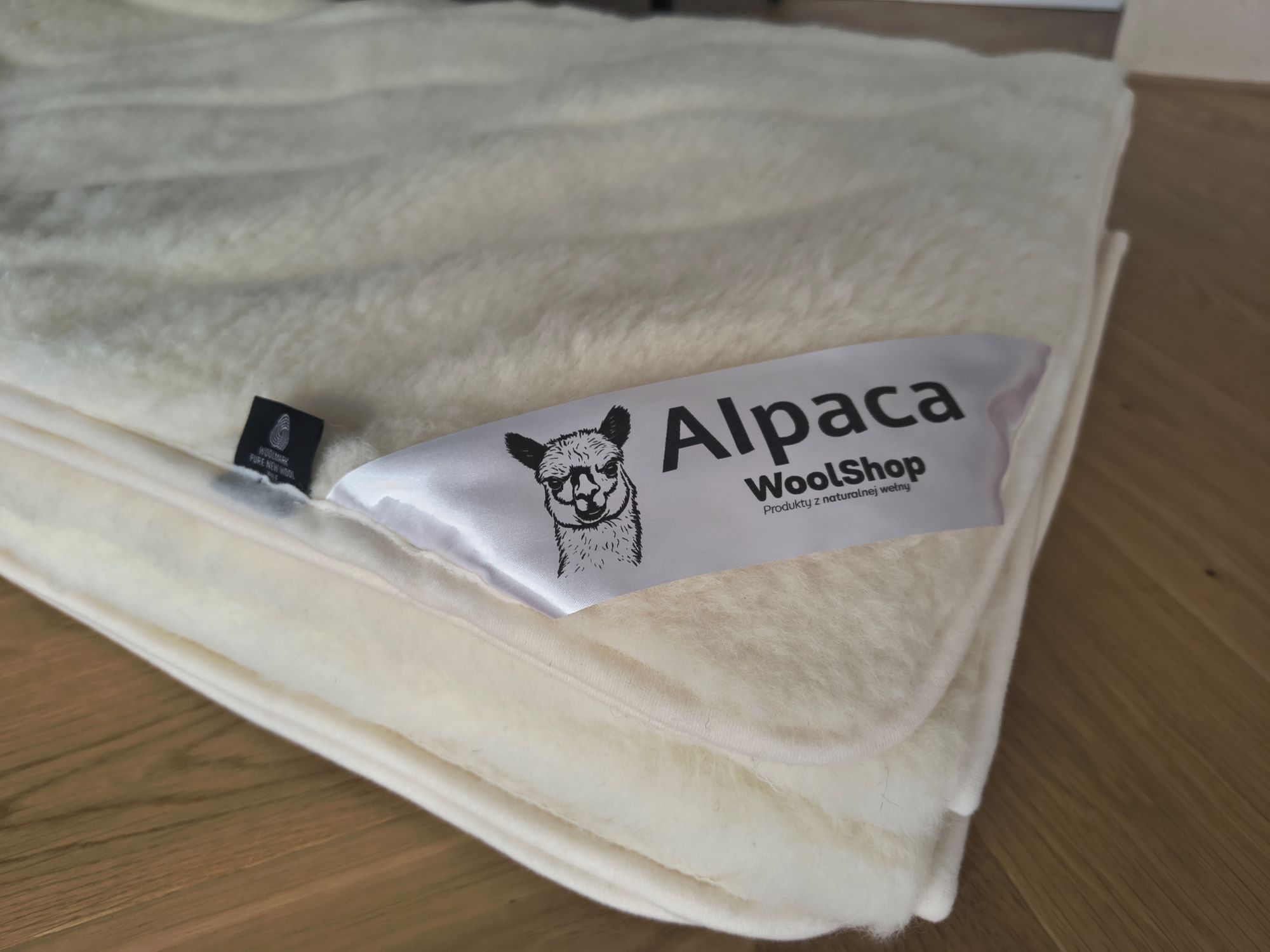 Koc welniany alpaka z wełny alpaki